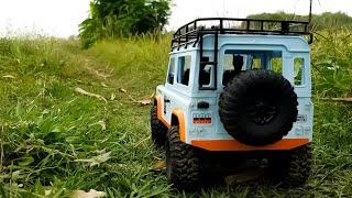 ENJOY ‼ THE WALKWAY BESIDE THE CANAL WITH RC CAR DEFENDER MN99 - SOMOMORODUKUH VILLAGE