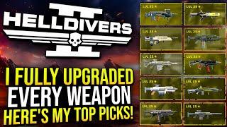 Helldivers 2 - I Fully Upgraded Every Weapon, Here's My Top 10 Picks