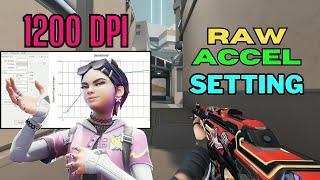 Best Raw Accel Settings For Valorant 1200 Dpi | The BEST Raw Accel Guide