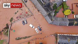 Storm Dennis wrecks havoc across UK