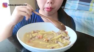 Macaroni soup "HK style" (Eating Sounds) | ASH-ASMR | Let's Eat