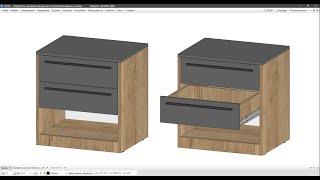 Построение тумбы в Базис-мебельщик/Проектирование корпусной мебели