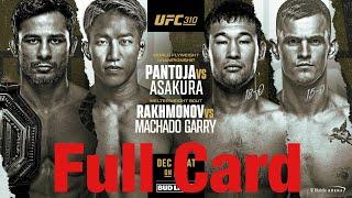 UFC 310 Pantoja Vs Asakura Full Card Prediction