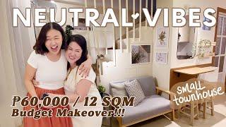 Transforming this Small Townhouse for ₱60,000!!️ // Neutral Design Budget Makeover // by Elle Uy