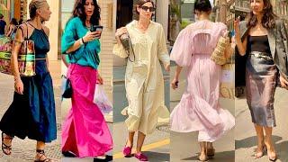 JUNE 2025 STREET STYLE HOW MILANESE FASHIONISTAS DRESS FOR SUMMER | MILAN SHOPPING ITALY ️