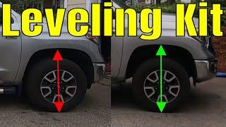 Toyota Tundra leveling kit install