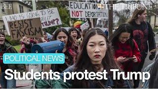 See McClatchy High School students in Sacramento walk out in protest of Trump executive orders