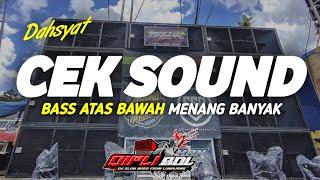 DJ CEK SOUND FULL BASS PALING DAHSYAT BIKIN SESAK NAFAS