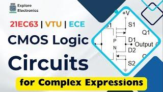 CMOS circuit for Complex Expressions | VLSI Circuits | 21EC63