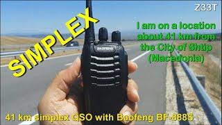 Baofeng BF 888S 41 km SIMPLEX (ENG titles)