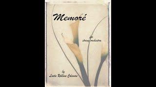 Memoré for string orchestra, by Linda Robbins Coleman