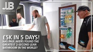 Paul Akers found the World's Greatest 2 Second Lean Bathroom?? Done for £5k in 5 Days!