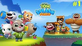 Talking Tom Splash Force Еноты совсем оборзели Похищают животных! Том и Анджела спешат на Помощь