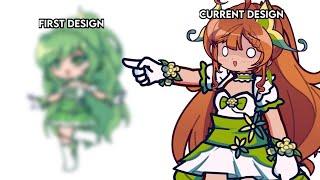 The Magical Girls First Design vs Current? 