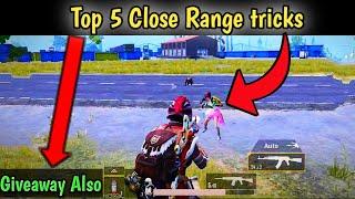 Pubg Close Range Tricks | Top 5 close Range tricks for Pubg | By Idiot Gaming