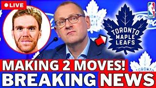 CONFIRMED NOW! LEAFS MAKING 2 TRADES! CONNOR MCDAVID HEADING TO TORONTO? TORONTO MAPLE LEAFS NEWS
