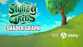 Stylized Grass with Wind Effect Shader Graph  in Unity Engine - Step by Step Tutorial