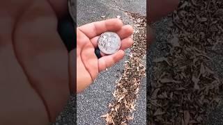 Rare Silver Dollar Love Token Found By Metal Detector Hobbyists! CC Mint Too! #shorts