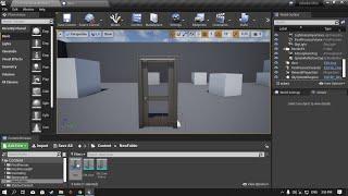 unreal engine 4 open door for e key