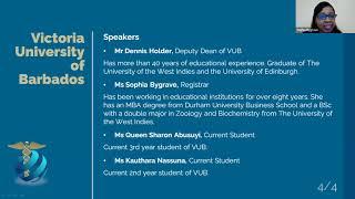 Victoria University of Barbados Caribbean Islands Presentation