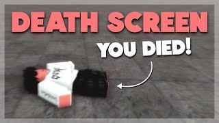 Roblox Death Screen System Showcase 2024