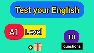 Test your English level | English grammar test for a1 learners | English Max