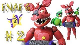 Как слепить Рокстар Фокси ФНАФ 6 из пластилина Туториал 2 Rockstar Foxy FNAF 6 Tutorial 2