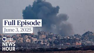 PBS News Hour live episode, June 3, 2025