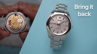 Grand Seiko, bring back this watch - SBGX091