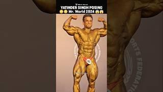 YATINDER SINGH POSING  Mr. World Maldives 2024 #shorts #cbum #yatindersingh #mrworld #hadichoopan