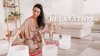 Sound Bath Guided Meditation | Sound Healing & Deep Relaxation  20 Min