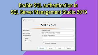 Enable SQL Server authentication | SQL Server Authentication for SSMS 2019 | Interview Point