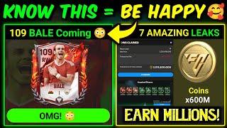 OMG! 109 BALE Coming!!! - 7 Amazing Leaks & Updates in FC Mobile | Mr. Believer