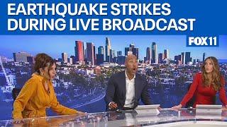 GDLA reacts to earthquake happening live