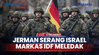 Jerman Mulai Serang Israel, Markas IDF Meledak, Tentara Zionis Tewas Massal