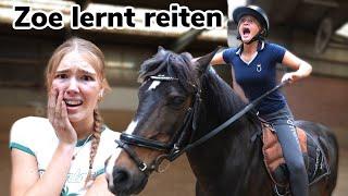 ZOE REITET DAS ERSTE MAL! / REITEN LERNEN AUF WELLI @Zoeklp