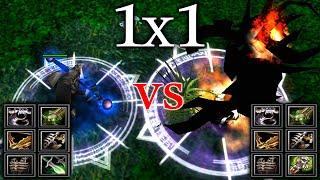 Drow Ranger Traxex vs Nevermore Shadow Fiend  | 25 Level Full items | WHO WILL BEAT?