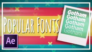  Popular + Rare Editing Fonts 