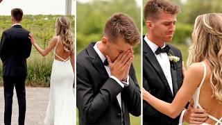 The Sweetest First Look Moments You’ve Seen | Emotional Moments