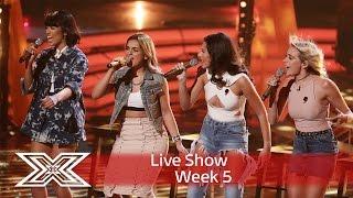 4 Of Diamonds sparkle with Wilson Phillips’ Hold On | Live Shows Week 5 | The X Factor UK 2016