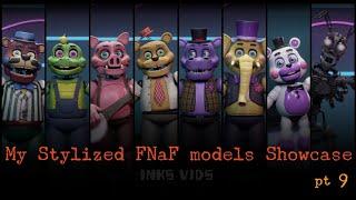 [Blender/FNaF] My stylized models Showcase pt 9