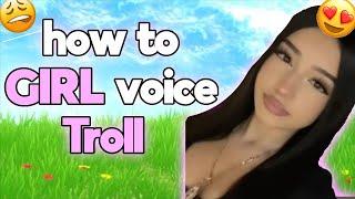 How to girl voice troll *2025*