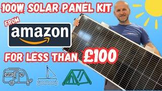  Stop a Flat Battery 🪫 with a 100w Solar Panel ️ from Amazon!!!