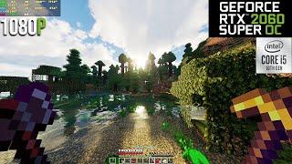 MINECRAFT 1.19.3 : OPTIFINE RTX 2060 SUPER + I5 10400 FPS TEST WITH SHADERS! | 1080P