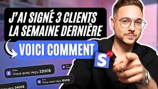 J'ai signé 3 clients en une semaine pour mon agence : voici comment !