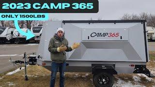 Lightest Camper in 2023! Tow it With A Honda! Under 1500Lbs, Foldable, Mobile Cabin The Camp365!