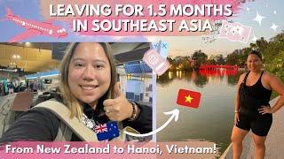 Flying to Vietnam!️ First impressions of Hanoi Ep. 1: Southeast Asia trip solo female travel 