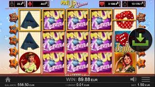 EGT Pin Up Queens slot game big win