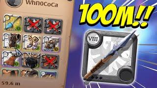 100M PROFIT !!! INSANE FIGHTS - 1H SPEAR BEST SOLO PVP & BUILD  ( Albion Online )