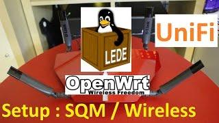 D-Link DIR-885L LEDE/OpenWRT (Part 2) - Setup SQM & Wireless, Bufferbloat/Jitter/Ping Tests